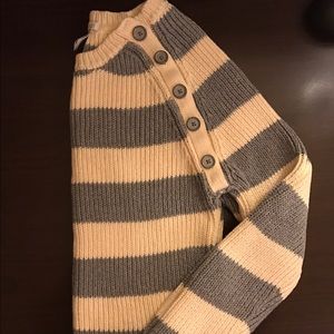 Striped knit sweater