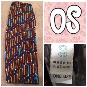 Lularoe teacher pencil leggings NWT OS