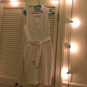 Flattering white dress