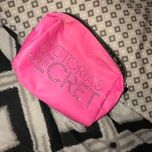 Pink VS makeup bag