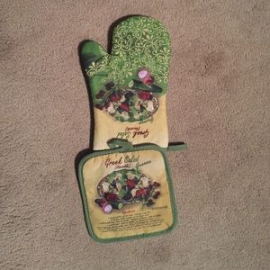 Oven mitt and pot holder