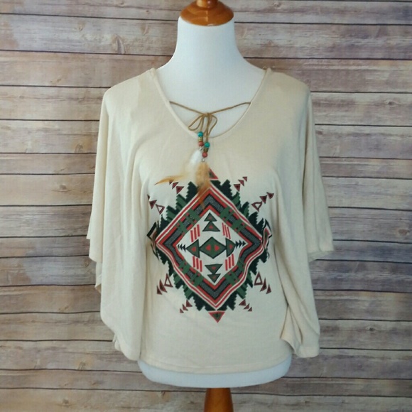 Tribal Design Butterfly Top