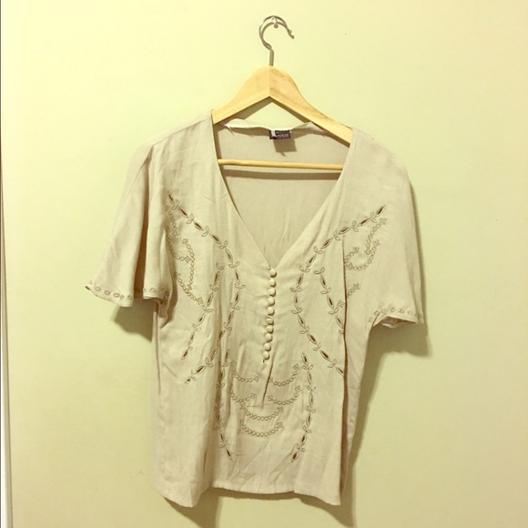 ❌SOLD❌ Embellished Blouse