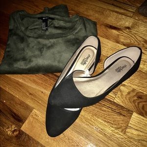 Suede Flats
