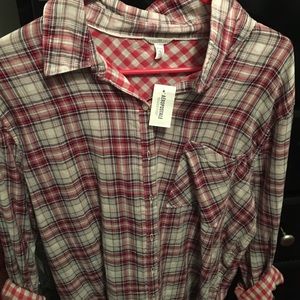 Plaid button up
