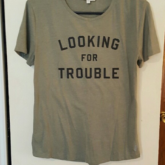 Victoria's Secret "Looking For Trouble" Tee