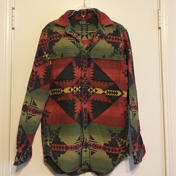 ralph lauren aztec shirt