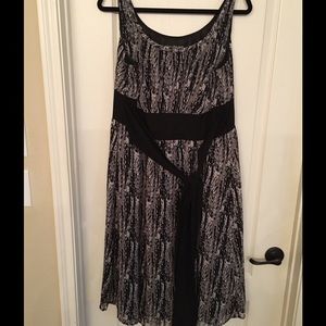 Black & Grey Swing Style Dress