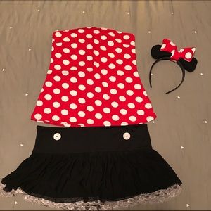 Minnie Mouse Costume 3 Piece Set