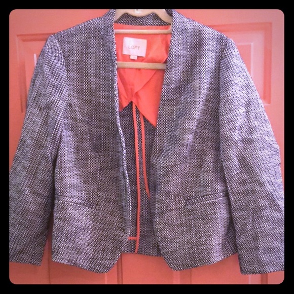 Black and White tweed blazer. Never worn!