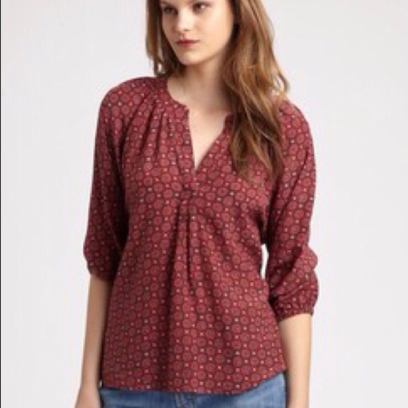 Joie Tops - Joie silk geo print blouse