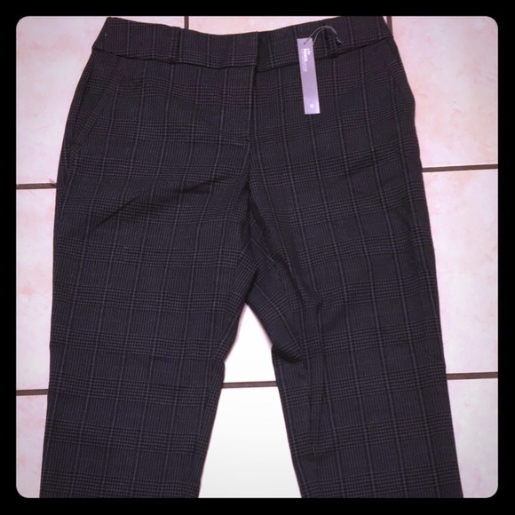 Loft plaid pencil fit pants - Julie fit