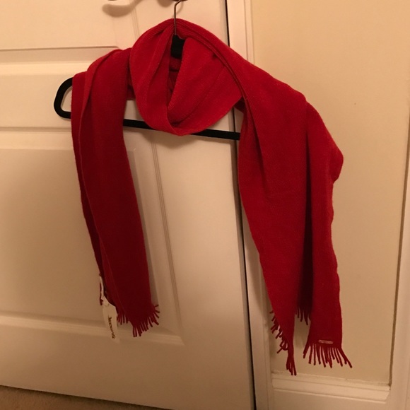 Calvin Klein Accessories - NWT Red Calvin Klein Scarf