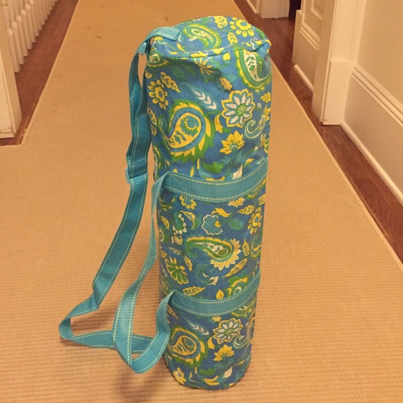 mixed bag Handbags - Yoga Mat Bag Yoga Tote in Blue and Green