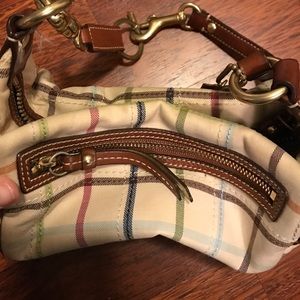 Multi color coach bag