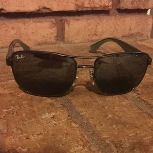 Ray Ban 3533 Square Aviators