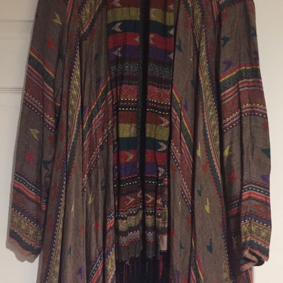Gypsy-Style Psychedelic Pattern Jacket - Picture 3 of 4