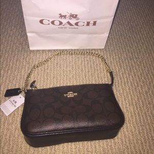 Brand new COACH Wristlet