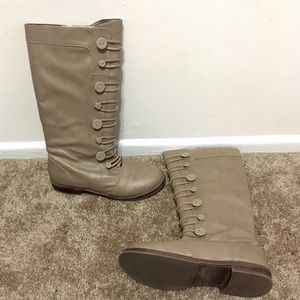 Girls Taupe Boots