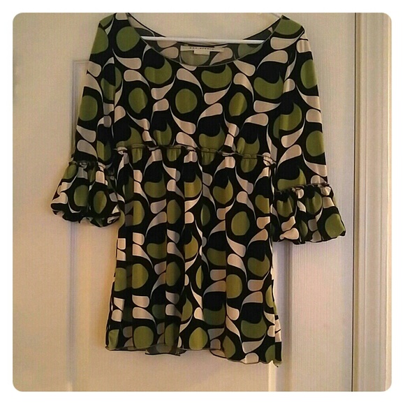 56% off Max Studio Tops - Hippy green top from Katy's closet on Poshmark