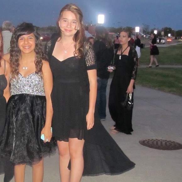 High Low Dress on right