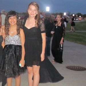 High Low Dress on right