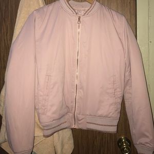ROSE GOLD bomber jacket!!!