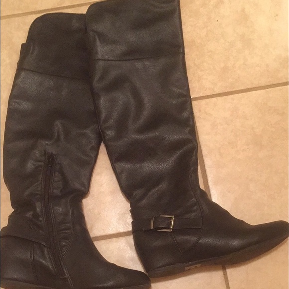 Aldo knee high wedge boots - Picture 1 of 1