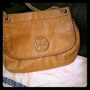 Authentic Cognac Tory Burch handbag