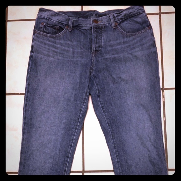 Loft jeans lighter wash tapered leg