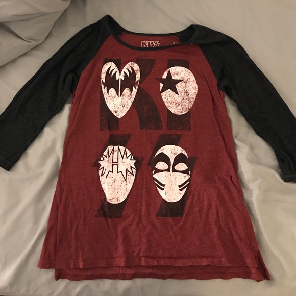 KISS Baseball Tee