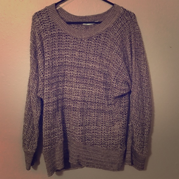 Heather grey sweater