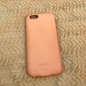 light pink charging case