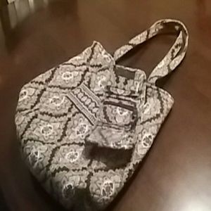 Vera Bradley pocketbook with matching wallet