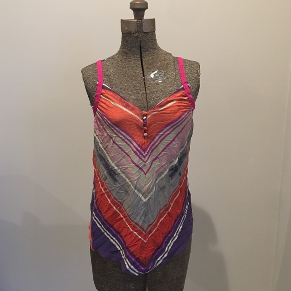 Urban Outfitters XS magenta, orange, purple tank.