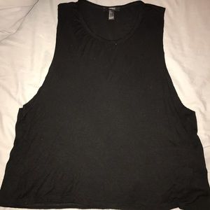 Forever 21 Black Muscle Tee