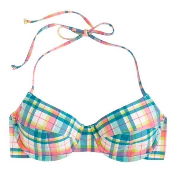 34 D NWT J. Crew bikini top