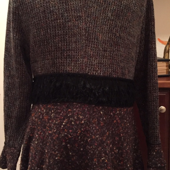 Handmade Sweater/ Duster Multi-Color - Picture 3 of 4