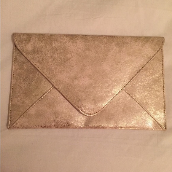 Gold Envelope Clutch