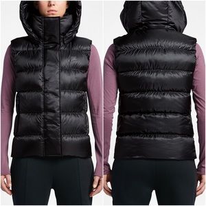nike hooded vest womens