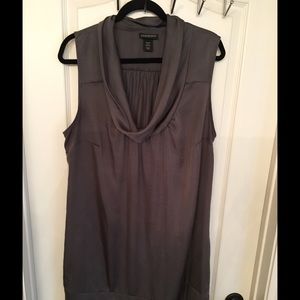 Grey Roll Neck Sleeveless Dress/Tunic.