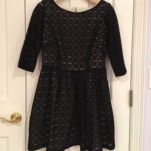 Lilly Pulitzer black lace mini