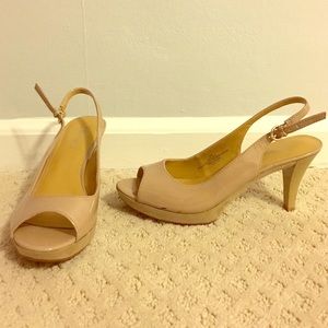 Nine West Tan Pumps