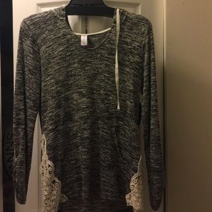 Crochet hoodie