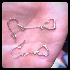 Brand new heart shaped earrings