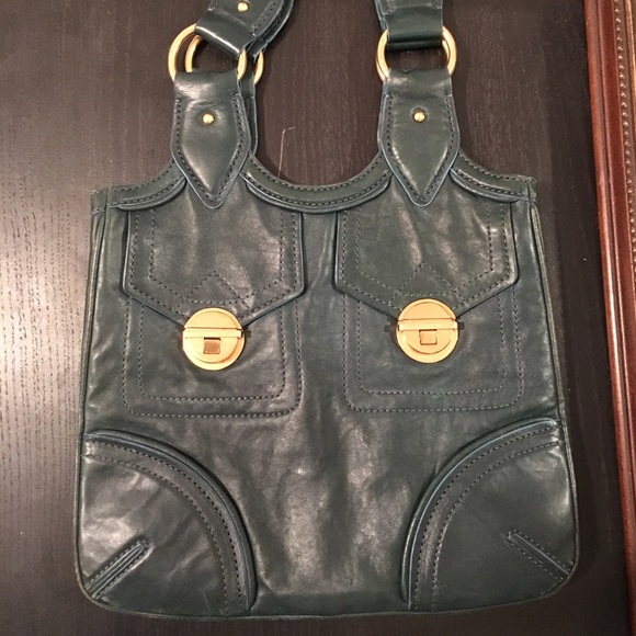 Deep Teal Marc Jacobs Leather Bag