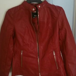 A.n.a faux leather scuba jacket