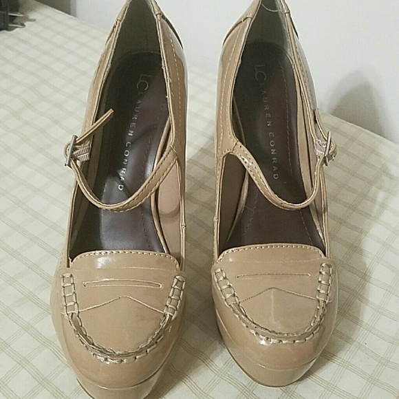 Nude Patent Leather Stilettos- Like New