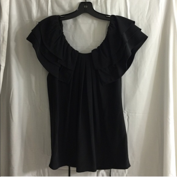 Club Monaco black silk blouse- NWT- size XS