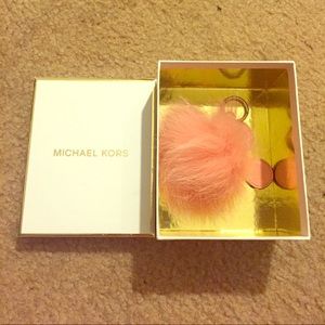 Authentic MK Pom Pom key chain